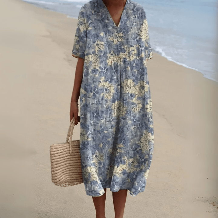 Nathalie | Abito elegante a fiori