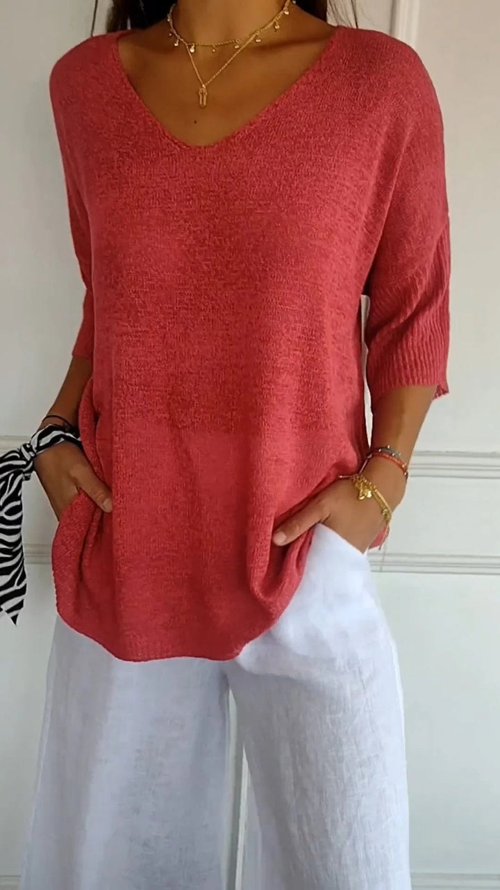 Anna | Top chic in maglia
