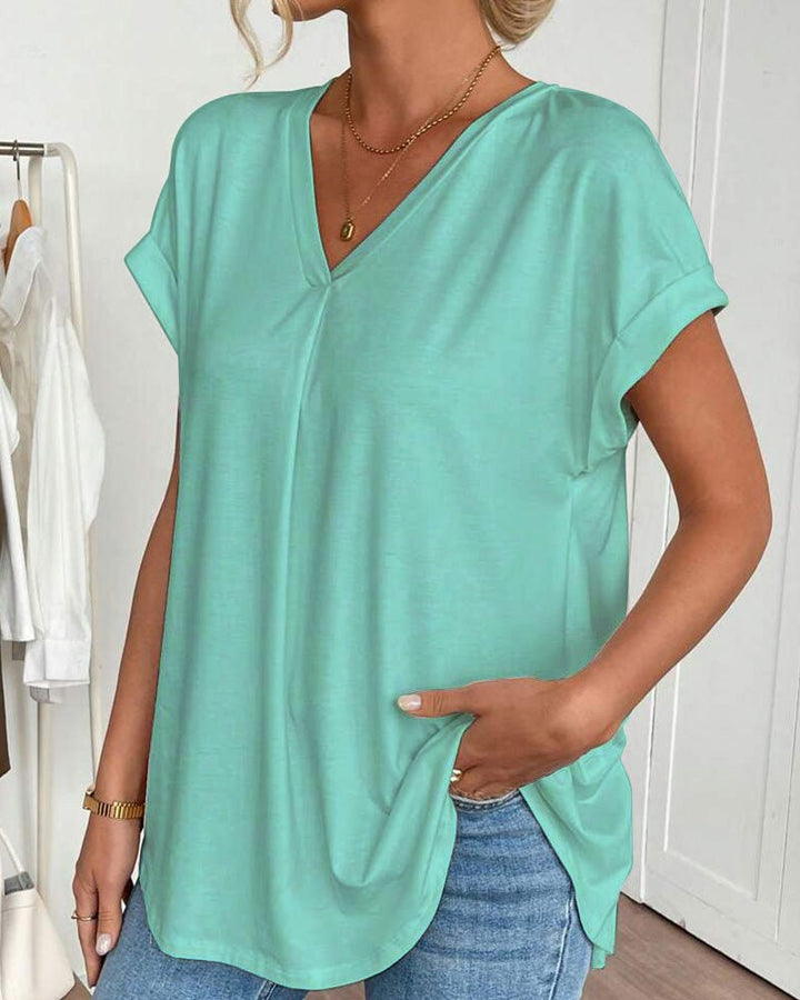 Estella | T-shirt patchwork casual