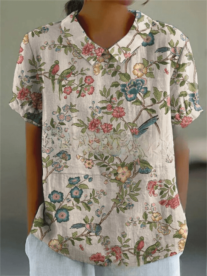 Sofia | Camicia floreale elegante