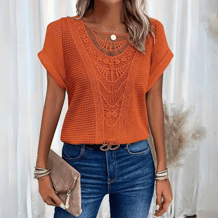 Karin | Blusa elegante in pizzo