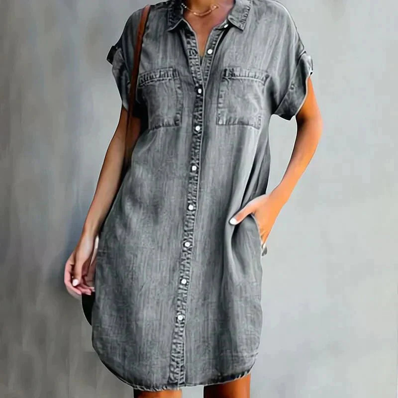 Aubree | Abito casual in denim
