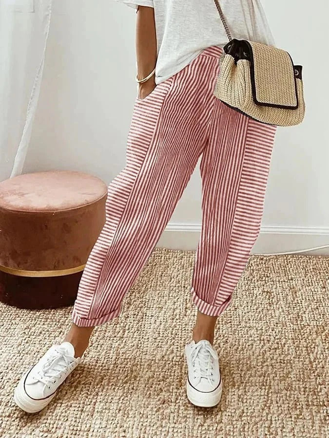 Lola | Pantaloni Estivi Casual a Vestibilità Larga